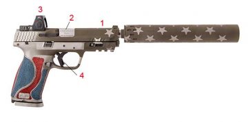 Brownell's All American Dream Gun with a Stars and Stripes theme