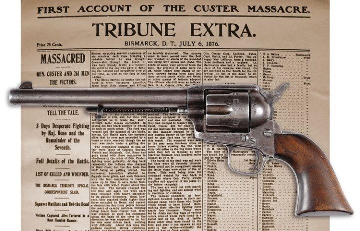 Custer s Last Stand Pistol Up For Auction