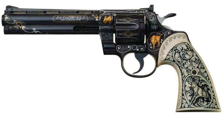 Elvis's Colt Python double-action revolver