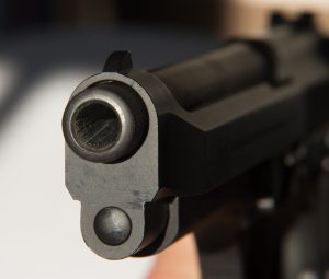gun muzzle close up