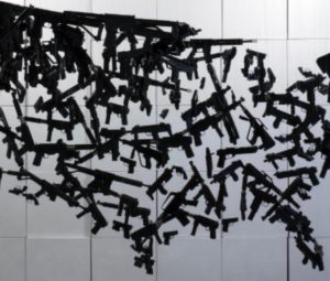 Artist Michael Murphy gun art Identity Crisis